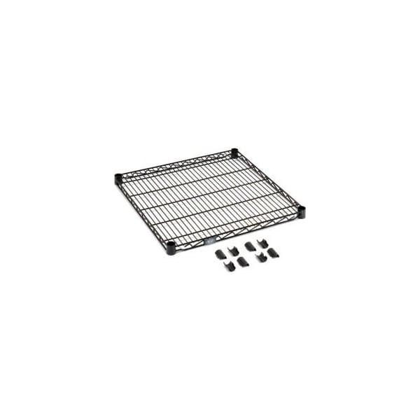 Global Equipment Nexel S1836B Black Epoxy Wire Shelf 36